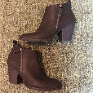 Black Heeled Ankle Boots